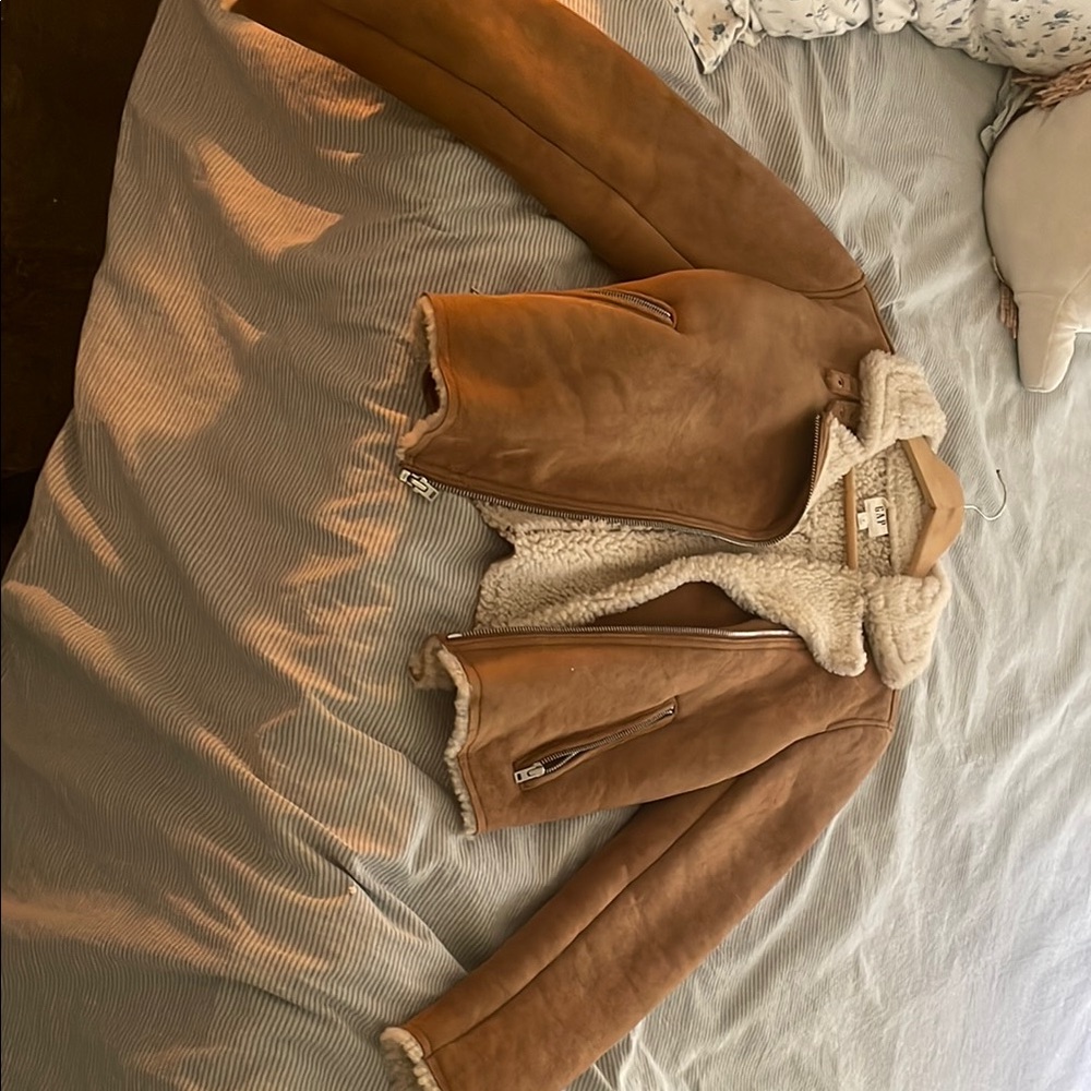 Women's Brown Shearling Jacket